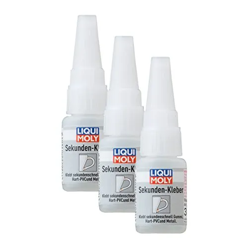 3x LIQUI MOLY 3805 Sekunden-Kleber Super Glue Instant 10g