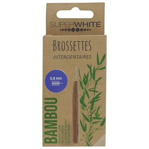 Superwhite Interdentalbürsten, 0,9 mm x 8 Stück, Superwhite, Mehrfarbig