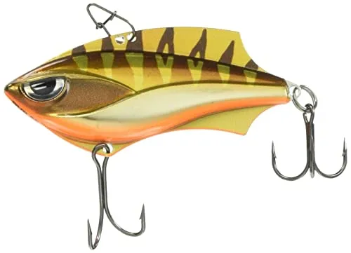 Rapala - Rap-V Blade Angelköder - Angelzubehör für Raubfische - Süßwasser Spinnköder - Variable Lauftiefe - Fischköder 6cm, 14g - Hergestellt in Estland - Firetiger