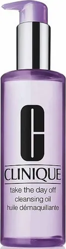 Clinique Take The Day Off Cleansing Oil 200 ml – Sanfte Gesichtsreinigung - Gesichtsreinigung, entfernt mühelos Make-up und Verunreinigungen, hinterlässt die Haut rein und hydratisiert.