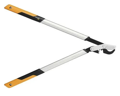Fiskars Astschere PowerGear X LX98L - 80cm Getriebeschere - Werkzeug mit patentiertem Getriebemechanismus für 3x höhere Schneidleistung bei wenig Kraftaufwand. Ideal für frisches Grün und wachsende Hölzer mit rutschfestem Griff für hohen Komfort.