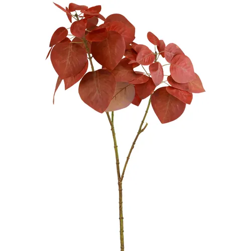 Dekozweig Talgbaum rote Blätter 72cm Kunstpflanze Herbstdeko