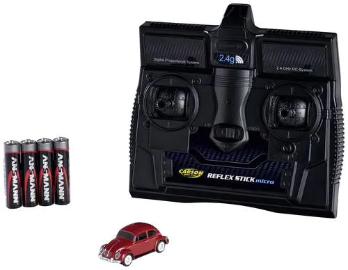 Carson 500504147 1:87 Volkswagen Beetle rot von Carson Modellsport