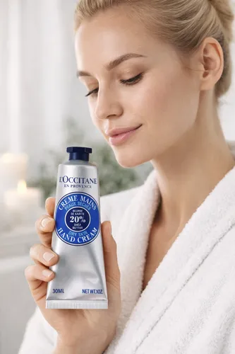 L'Occitane Shea Butter 30 ml - Intensive Handpflege - Handcreme mit 20% Sheabutter, spendet intensive Feuchtigkeit und schützt die Haut vor Trockenheit.