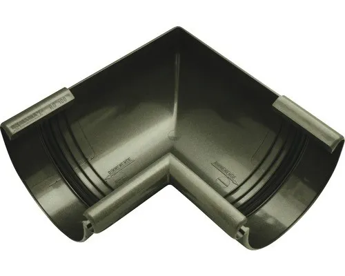 Marley Innenecke Kunststoff halbrund 90° Anthrazit Metallic NW 100 mm