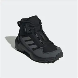 ADIDAS TERREX AX4R MID RAIN.RDY Wanderschuh, Gr. 36, schwarz - Wasserdichter Wanderschuh für Kinder, ideal für Outdoor-Aktivitäten bei jedem Wetter. Mit TRAXION Außensohle für optimalen Grip und dämpfender Zwischensohle für langanhaltenden Komfort.