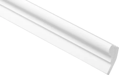 Deckenleisten aus Ecopolymer / HDPS - Stuckleisten weiß, leicht und schlagfest - (CK10 - 15x25mm) Stuck Zierleiste Eckleiste Styroporleiste Winkelleiste