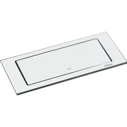 Schulte Elektrotechnik EVOline Backflip 2 Steckdosen, weiß matt - Steckdosen & Zubehör, elegante und platzsparende Lösung mit zwei Steckdosen für eine ordentliche und flexible Nutzung in jedem Raum.