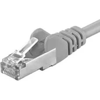 PremiumCord Patch kabel S-FTP Cat6a seda networking cable Grey SF/UTP (S-FTP) (SF/UTP, CAT6a, 15 m) (SP6ASFTP150)