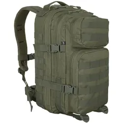 US Cooper Rucksack Medium oliv - Rucksack für Outdoor und Alltag, mit 25L Volumen, ergonomischen, gepolsterten Gurten und MOLLE-System für individuelle Anpassungen.