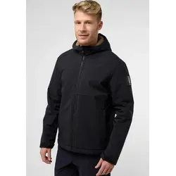 Jack Wolfskin Herren Windland Jkt M Softshelljacke, Schwarz, L EU - Funktionsjacke für Herren, atmungsaktiv, wasserabweisend und winddicht – perfekt für Outdoor-Aktivitäten bei wechselhaftem Wetter.