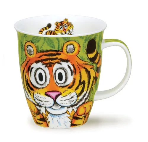 Dunoon Tasse Teetasse Go Wild Tiger 0,4l in orange von Dunoon