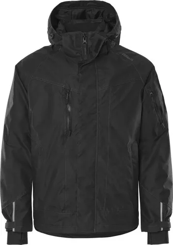 FRISTADS 300857-940 Airtech® Winterjacke 4410 GTT Größe 5XL Schwarz - Arbeits- & Schutzkleidung: Wasserdichte, winddichte Winterjacke aus atmungsaktivem Airtech®-Material mit versiegelten Nähten und abnehmbarer Kapuze für optimalen Wetterschutz.