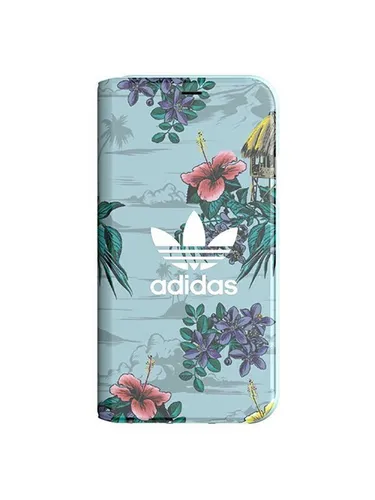 Adidas Booklet Case Floral for iPhone X / XS - Grey von adidas