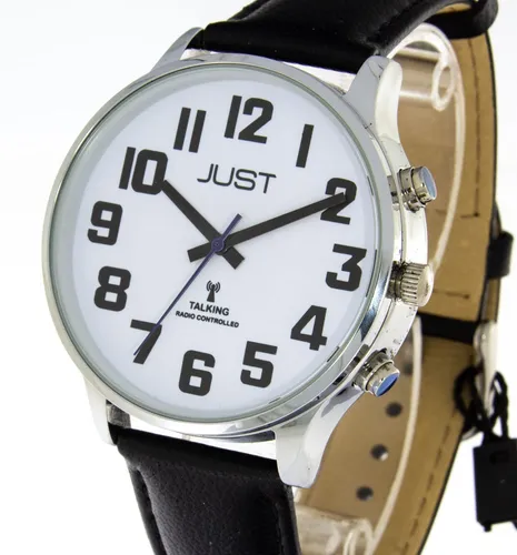 JUST WATCH Quarzuhr VITA Voice Funk-Uhr mit Sprachansage, 41mm