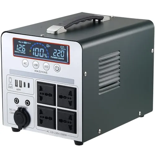 Mashine Tragbare Powerstation 1000W