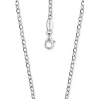 Engelsrufer Kette ERN-80-A aus 925er Silber - Ketten ohne Anhänger, elegante rhodinierte Oberfläche für langanhaltenden Glanz und zeitlosen Stil.