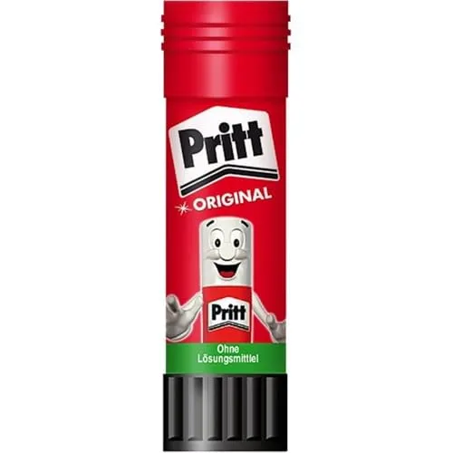Pritt Klebestift, Kindersicherer Kinderkleber zum Basteln, starker Universalkleber für Schüleretui und Büro, 3+1 x 11 g Pritt Stick