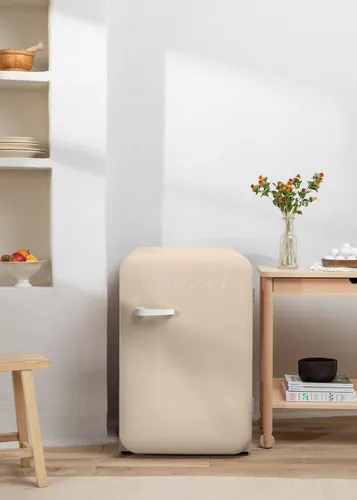 CREATE / RETRO FRIDGE 83.5 OFF WHITE