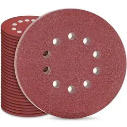 Schleifpapier 225mm Klett 30 Stück P60 Körnung P60 10 Loch