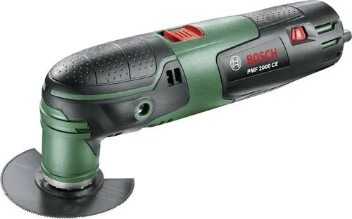 Bosch PMF 2000 CE Multifunktionswerkzeug 220W - Multifunktionswerkzeug PMF 2000 CE mit StarLock Werkzeugaufnahme und Constant Electronic für optimale Leistung. Schneller Zubehörwechsel durch magnetischen Halter für maximalen Komfort.