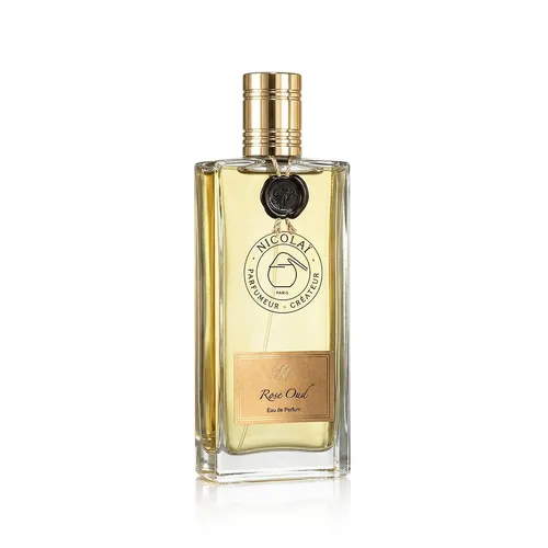 Nicolai Parfumeur Createur Rose Oud Eau de Parfum, 100 ml - Eau de Parfum mit opulenter Rose und animalischen, holzigen Facetten für einen unwiderstehlichen Chypre-Effekt. Ideal für Liebhaber luxuriöser Düfte.