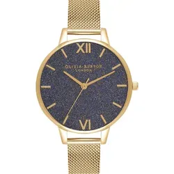 Damenuhr Olivia Burton OB16GD75 (Ø 34 mm) - Dunkelblau/Gold