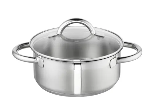 Schulte-Ufer 65009-20 Bratentopf mit Glasdeckel Loop, 20 cm