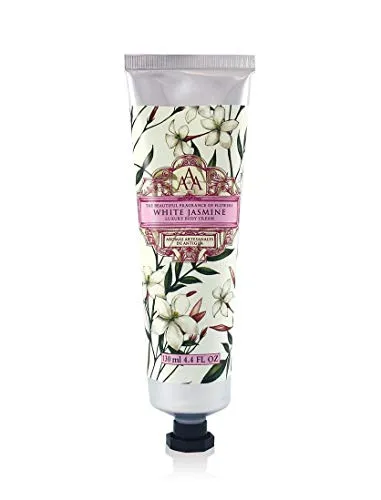 Aromas Artesanales De Antigua Floral White Jasmine Luxury Body Cream 130ml
