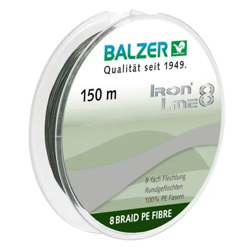 Balzer Iron Line 8 grün 150m 0,08mm