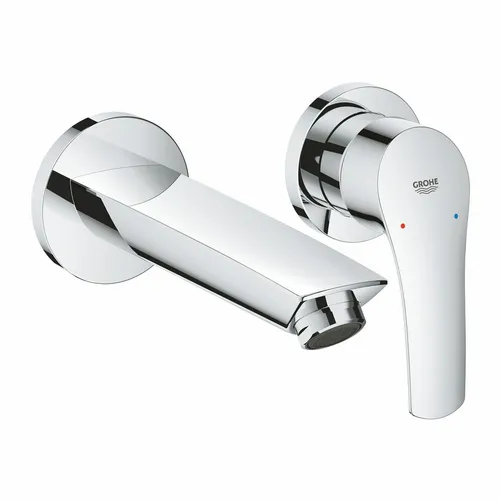 Grohe Eurosmart 2-Loch-Waschtischbatterie - Chrom, Ausladung 171 mm - Elegante Waschtischarmatur mit zeitlosem Design, perfekt für modernes Badezimmer und einfache Montage.