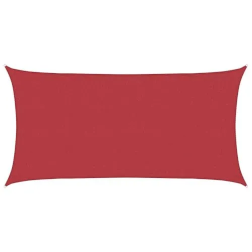 vidaXL Sonnensegel 2x3,5m Rot – UV-Schutz und Windschutz in rot von vidaXL