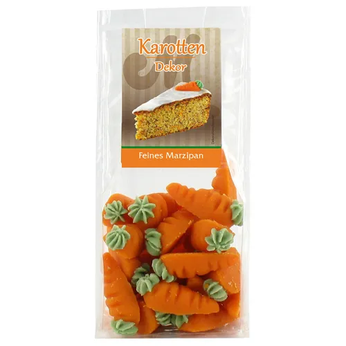 Odenwälder Edelmarzipan Karotten Dekor Marzipan in Karottenform 60g