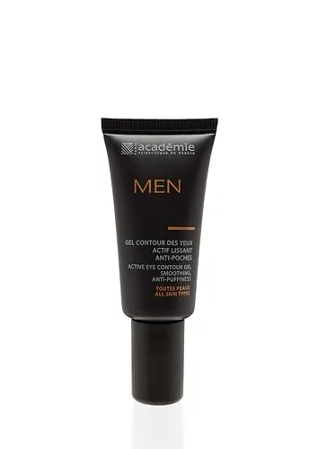 Academie Men Activ Eye Contour Gel 15g - Augengele mit glättenden Wirkstoffen, reduziert Schwellungen und dunkle Ringe - für einen frischen Blick.