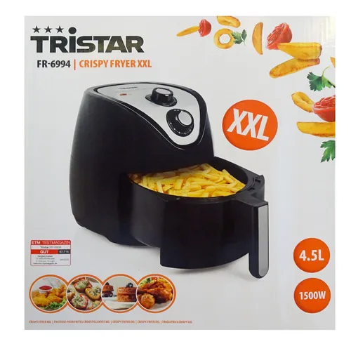 Tristar FR-6994 Crispy Fryer XXL - Fritteuse in Schwarz, für knusprige Ergebnisse und große Portionen