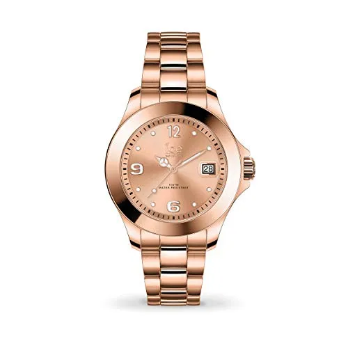 Ice-Watch ICE 017321 Steel Rose-Gold Damenuhr - Elegante Armbanduhr für Damen aus Edelstahl in Roségold, mit 100m Wasserdichtigkeit und praktischer Datumsanzeige – ein stilvoller Begleiter für jeden Anlass.