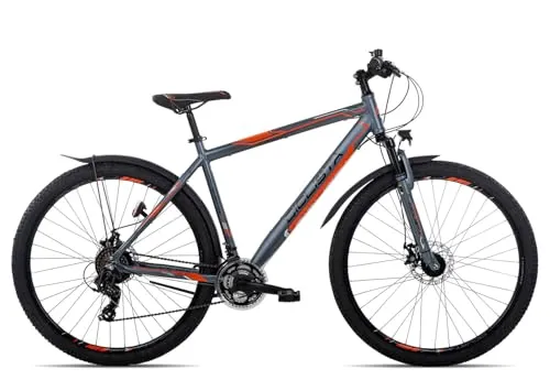 Ciclista Adventure 29 Disc | All-Terrain-Bike mit 21-Gang Schaltung - Vielseitiges All-Terrain-Bike mit Scheibenbremsen und 29-Zoll-Laufrädern für Stabilität. Ideal für Alltag und leichte Offroad-Abenteuer, ausgestattet mit LED-Lichtanlage für sichere Fahrten.