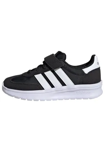 adidas Unisex Kinder Run 70s 2.0 Shoes Children, core Black/FTWR White/Gum 3, 31 1/2 EU