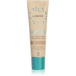 Lumene Matte Oil-Control mattierendes Make-up SPF 20 Farbton 2 Soft Honey / Medium 30 ml