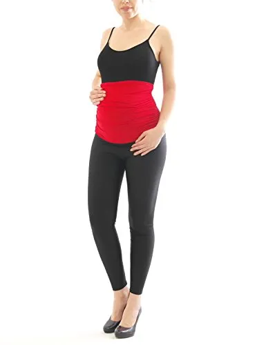 YESET Bauchband Bauch-Bund Band Bauchbinde Umstand Gürtel Hosenerweiterung rot