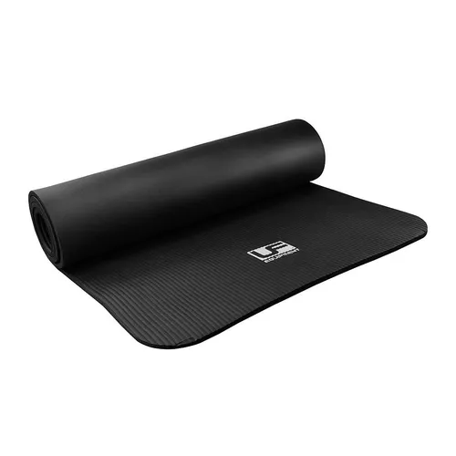 Urban Fitness Fitnessmatte NBR schwarz 183x61cm 10mm Yogamatte
