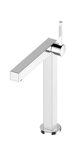 Edition 90 Einhebel-Waschtischmischer 250 – Verchromt - Waschtischarmatur mit langlebiger Chromoberfläche und verstellbarem Luftsprudler für einen optimalen Wasserstrahl. Ideal für moderne Bäder.