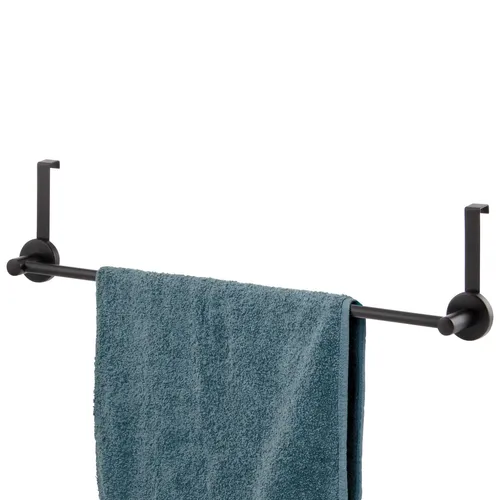 bremermann Bad-Serie PIAZZA - Tür-Handtuchstange, Edelstahl schwarz matt