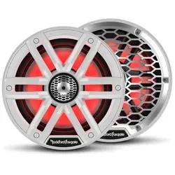 Rockford Fosgate Marine M2-65 Color OPTIX - 16cm 2-Wege Lautsprecher weiß - Car-HiFi-Lautsprecher mit atemberaubenden RGB-LEDs, ideal für den Einsatz auf Booten und im Freien, für beeindruckenden Sound und stylische Beleuchtung.