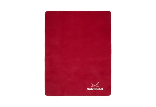 Wohndecke Jacquard Decke „Doubleface“ 150x200 cm in rot von Sansibar Sylt