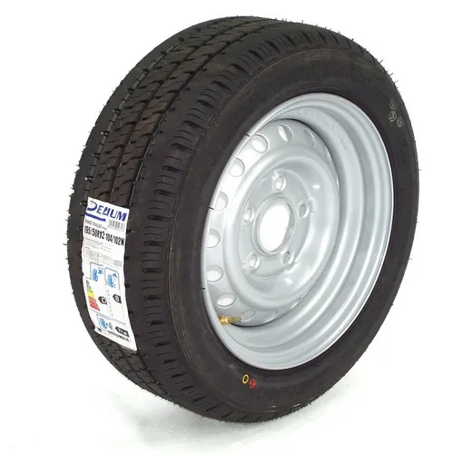 Apex Anhänger Komplettrad 195/50 R13C 5x112 - Komplettes Anhängerrad 195/50 R13C mit robustem Reifen und Stahlfelge. Ideal für Anhänger und Wohnwagen, bietet hohe Tragfähigkeit und einfache Montage.
