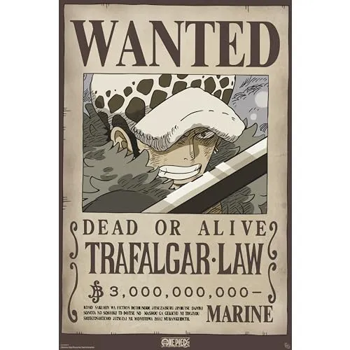 GB eye - ONE PIECE Poster Wanted Law Wano (91,5 x 61 cm)