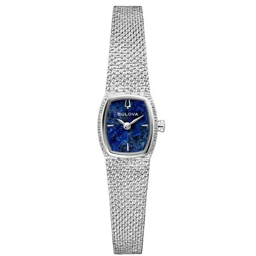 Bulova Goddess Of Time Silber Damen Armbanduhr 96L343