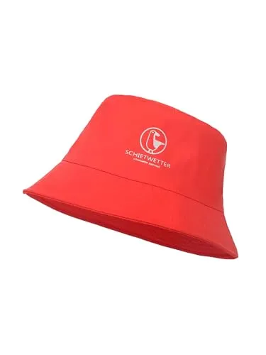 SCHIETWETTER Accessoire, All Year Round Südwester Bucket hat Femi, Fischerhut, Sonnenschutz, Sonnenhut, wasserdicht, Winddicht red 57/58