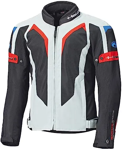 Held Sonic II Mesh Motorrad Textiljacke für Männer - grau-blau, Größe 2XL - Motorradjacke mit AIRGUARD 400 D und atmungsaktivem Netzfutter für optimalen Komfort und Kühlung auf langen Fahrten.
